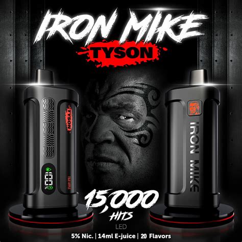 Iron Mike Tyson 20 Disposable Vape 15000 Puffs 14ml Vape Puffer