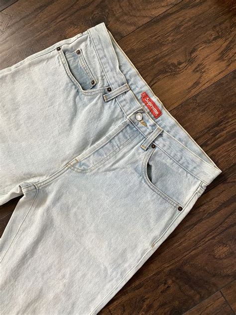 Supreme Stone Washed Slim Jean Grailed