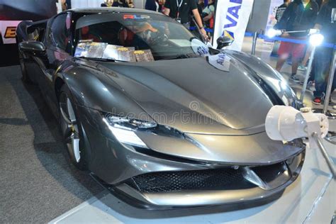 Ferrari Sf90 Stradale At Manila Auto Salon In Pasay Philippines