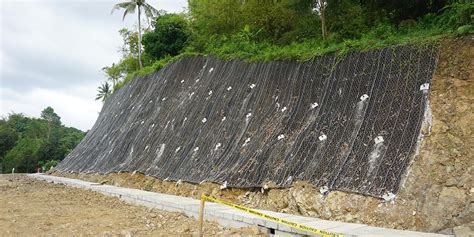 Dpwh Builds Slope Protection Structures Along Landslide Prone Areas In