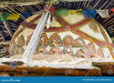 Old Traditional Gompa Buddhist Structures In Nar Village Annapurna