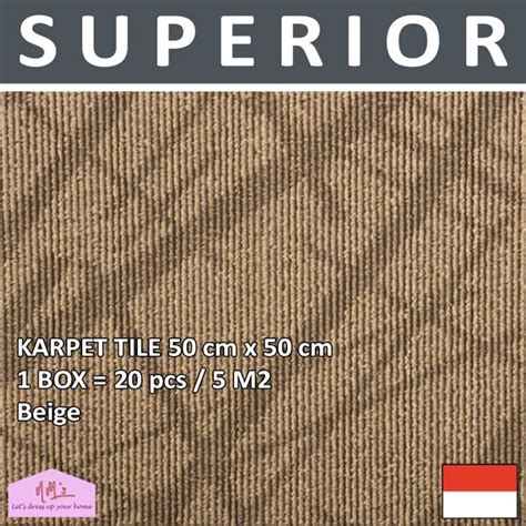 Jual SUPERIOR Karpet Carpet Tile 6 Mm Abstrak Alas Lantai Kantor