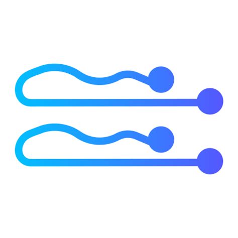 Hair pins Generic gradient fill icon