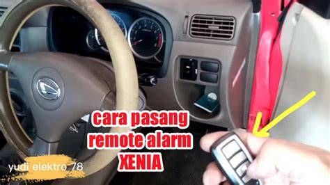 Cara Mengganti Remote Alarm DAIHATSU XENIA YouTube