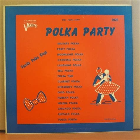Polka Party Varsity Polka Kings 1952 Lp 2el Plak