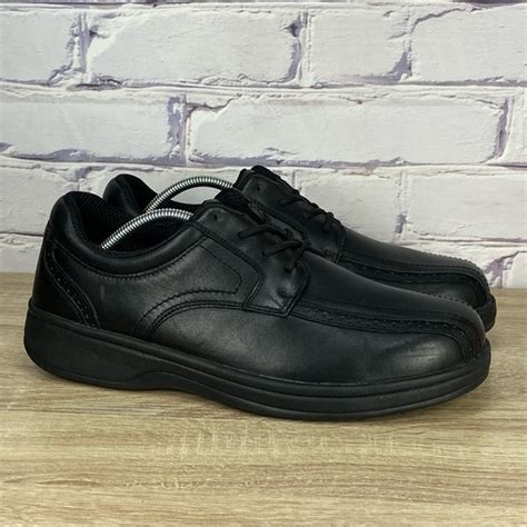 Orthofeet Shoes Orthofeet Gramercy Black Leather Oxford Shoes