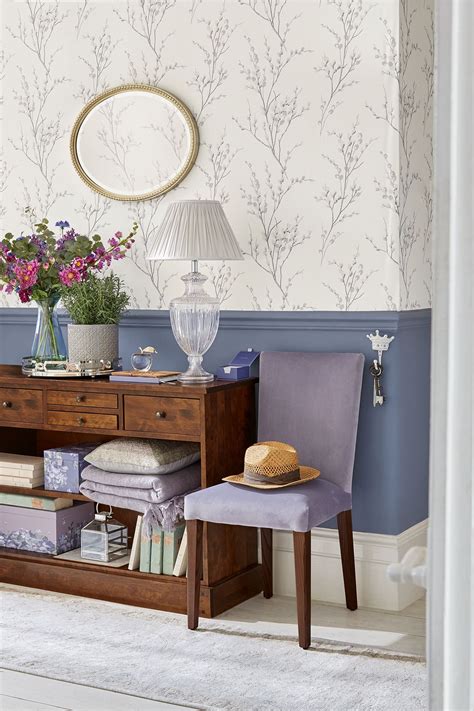 Buy Laura Ashley Steel Pussy Willow Wallpaper Wallpaper From The Next Uk Online Shop