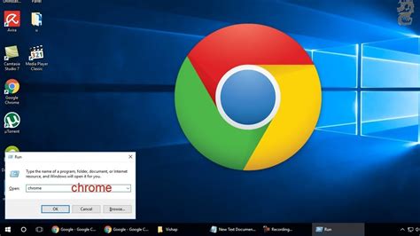 How To Open Google Chrome Using Run Command Youtube