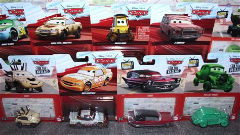 Mattel Disney Cars Case L Randy Squat Mallory Karhut Braker Boggs