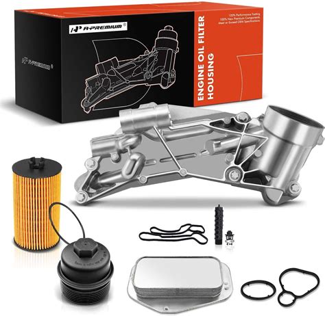 Marketplace Auto Parts Engine Oil Filter Housing With Oil Cooler Kit Compatible