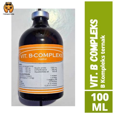 Jual B Komplek 100ml Injeksi Vitamin B Komplek Injeksi B Plex