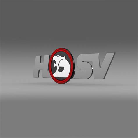 HSV Logo 3D Model - FlatPyramid