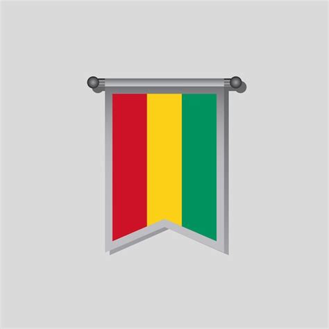 Premium Vector Illustration Of Guinea Flag Template