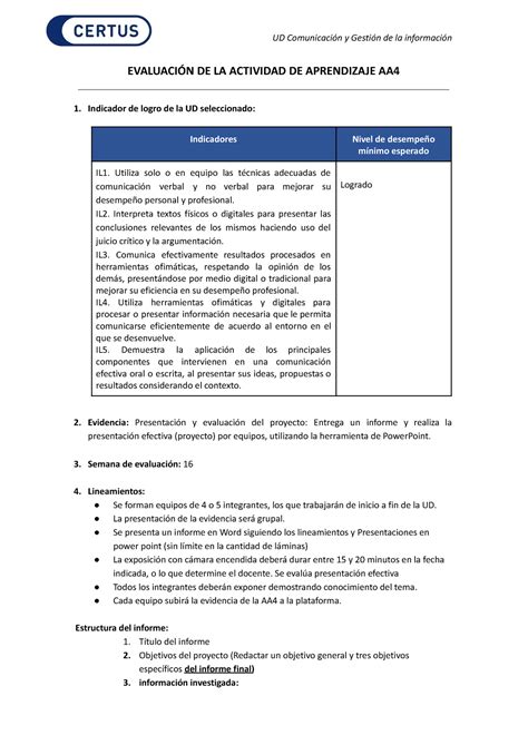 Lineamientos De Evaluaci N De Aa Evaluaci N De La Actividad De