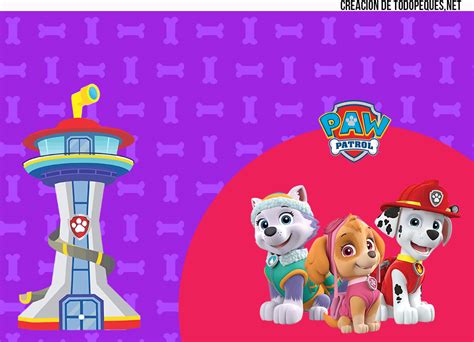 Etiquetas Paw Patrol Para Imprimir Todo Peques