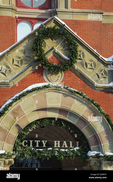 Fredericton City Hall New Brunswick Stock Photo Alamy