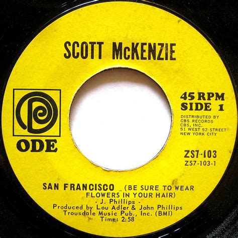 Scott McKenzie Vinyl Record Albums