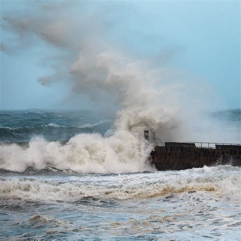 Giant Waves at Portreath - Storm Ciara - David Gibbeson Photography