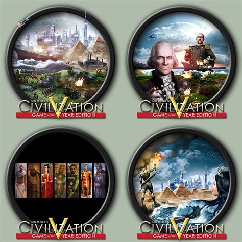 Civilization V Dock Icons By Kodiak Caine On Deviantart