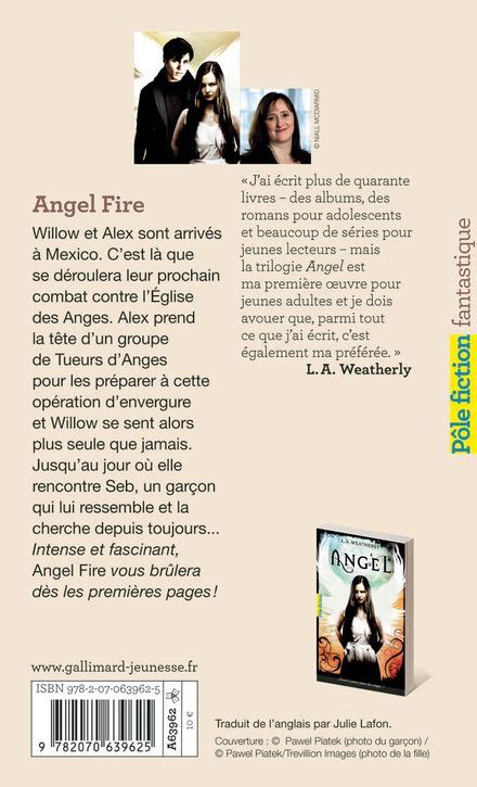 Romans Angel Fire Pôle Fiction Gallimard Jeunesse