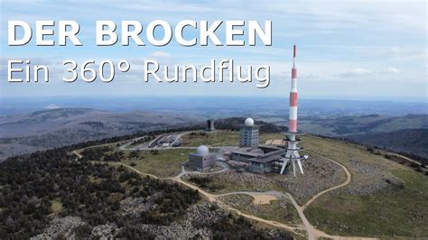 Der Brocken Im Harz I 360 Rundflug I 4K YouTube