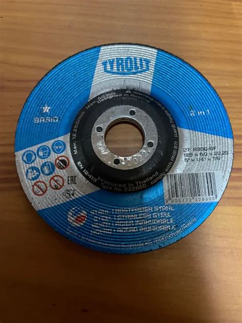 Tyrolit Original Grinding Disc X X Mm Basic Sold Per Pc