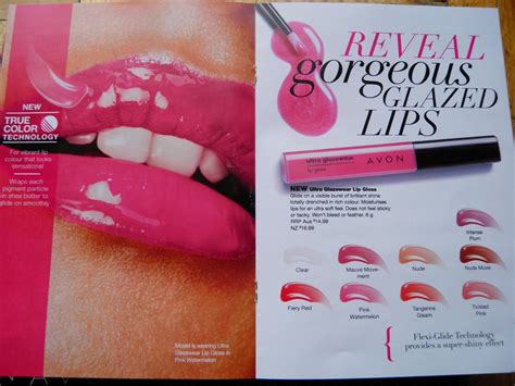 Avon Lipstick Color Chart Avon Calling The Ultra Glazewear Lip