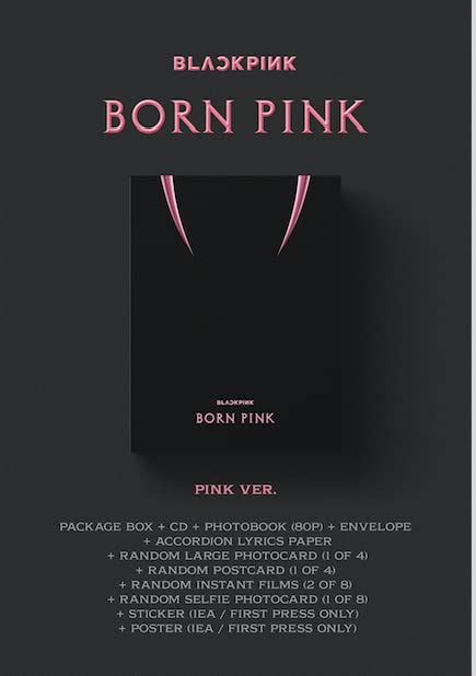 Buy Yg Works Blackpink 2nd Album Born Pink [pink Ver ] Package Box