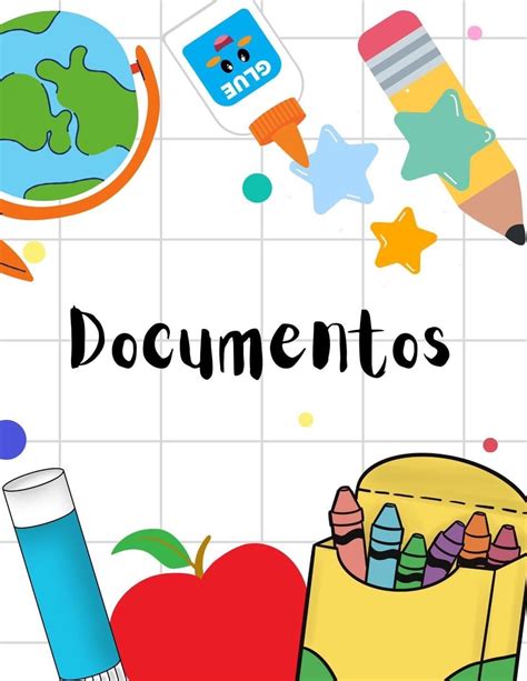 Pin De Mtra Anita 🍎 En Portadas Escolares Etiquetas De Material Escolar Manualidades