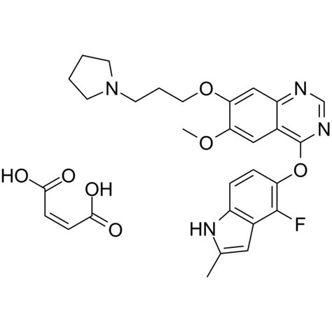 Cediranib maleate (AZD-2171 maleate) | CAS 857036-77-2 | AbMole BioScience | Cediranib maleate Price