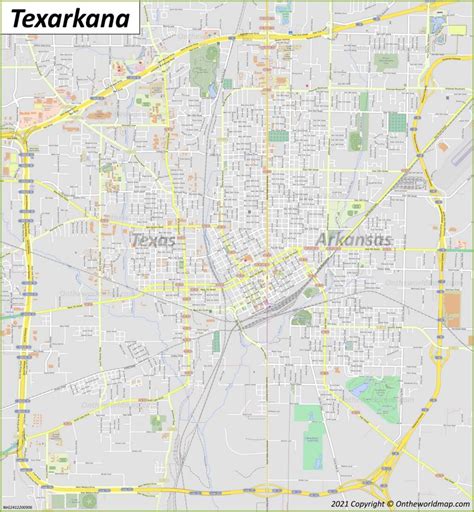 Texarkana AR Map | Arkansas, U.S. | Discover Texarkana AR with Detailed Maps