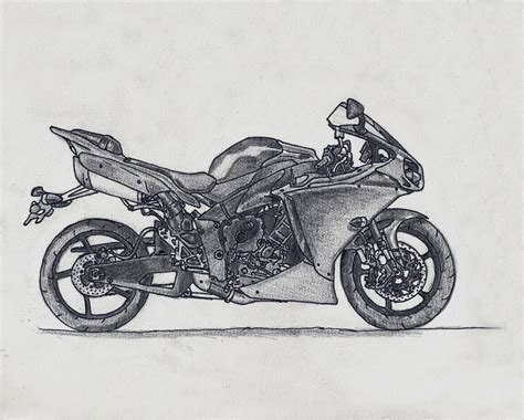 Yamaha R1 Pen And Shade By Zlkuc On Deviantart