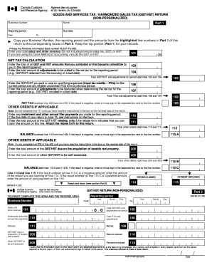 1998 Form Canada GST/HST Return Working Copy Fill Online, Printable ...