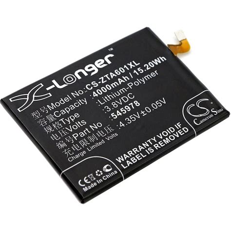 Bsc Preferred Zte Ba Blade A Mobile Phone Replacement Battery Cs