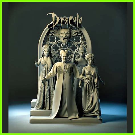 Bram Stoker S Dracula Diorama Stl File For 3d Print