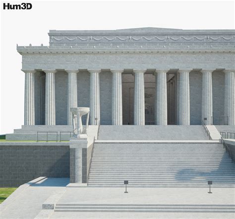 Lincoln Memorial 3D model - Architecture on Hum3D