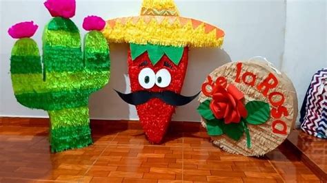 Pi Atas Fiesta Mexicana Decoracion Fiesta Mexicana Manualidades