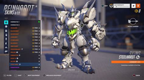 Every Legendary Reinhardt Skin In Overwatch 2 Gamepur