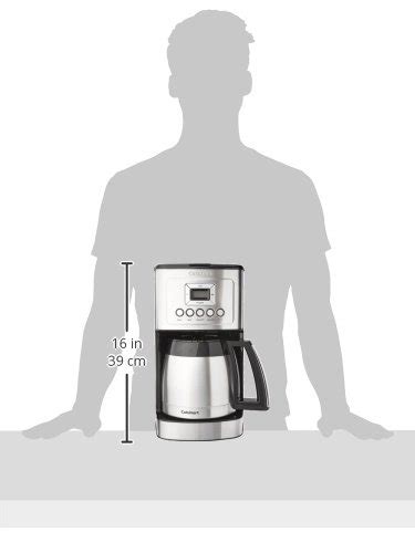 Cuisinart Dcc 3400p1 12 Cup Programmable Coffeemaker With Thermal Carafe Stainless Steel