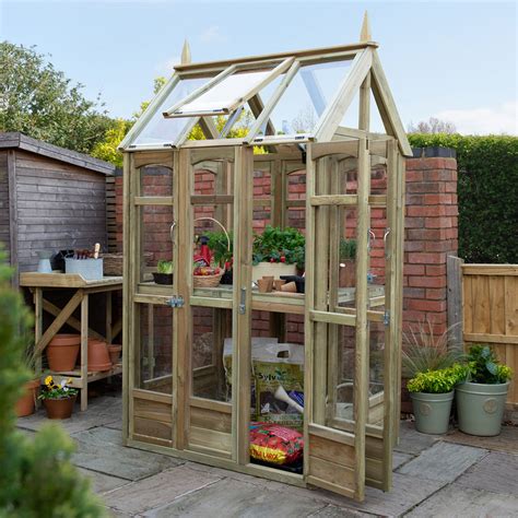 Forest Garden Victorian Walkaround Greenhouse With Auto Vent 228cm H