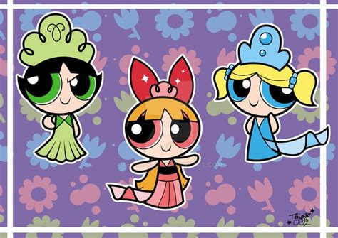 Ppg Princess Group By Thiago082 On Deviantart Powerpuff Girls Cartoon