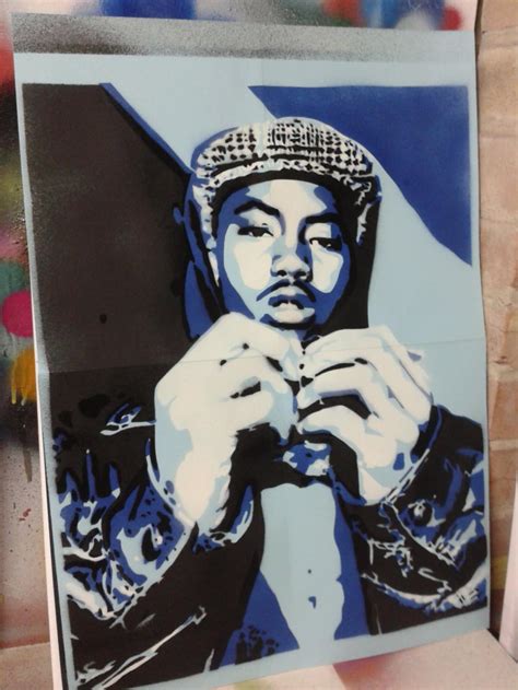 Nas Custom Spray Paint Painting Stencil Art Hip Hop Art Rap Etsy