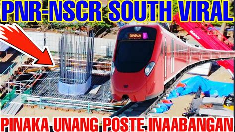 PNR NSCR SOUTH SA WAKAS KITA NA ANG PINAKA UNANG POSTE ANG DAMI NA NILA