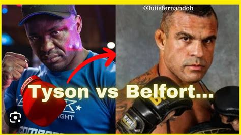 Urgente Tyson Tigre substitui Popó vs Vitor Belfort boxe