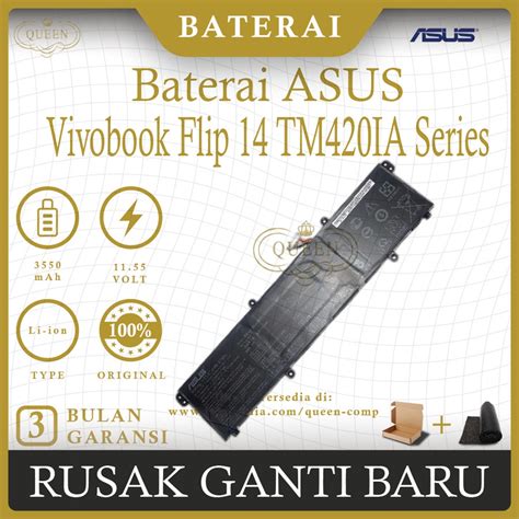 Jual Baterai Laptop Asus Vivobook Flip Tm Ia Series Original