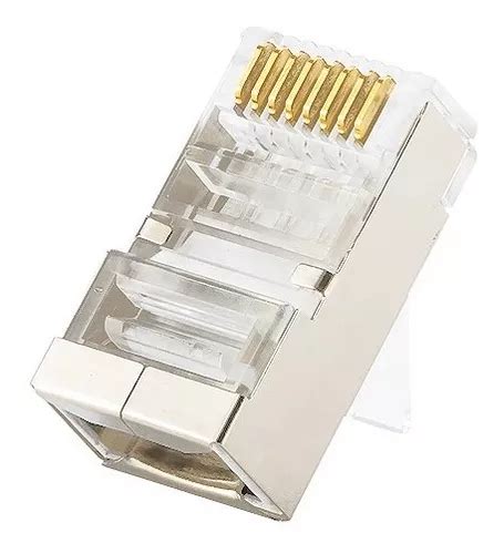 Conector Rj45 Cat6 Metalico Paquete Por 10