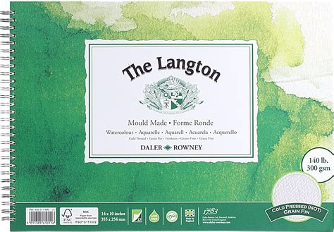 Daler Rowney The Langton Cold Pressed Watercolour Gsm X In