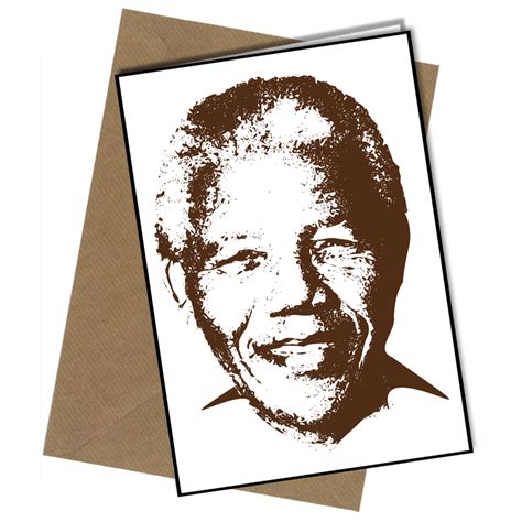 Retro Nelson Mandela Card — Postimages