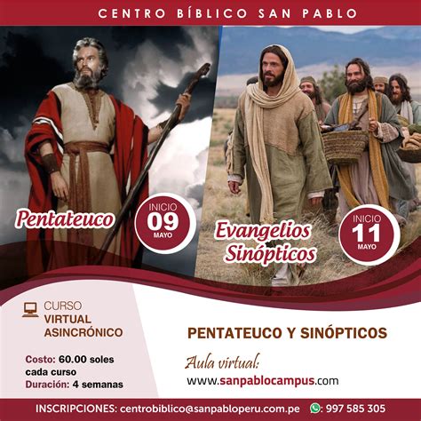 San Pablo Per Curso Virtual Asincr Nico Pentateuco Y Evangelios