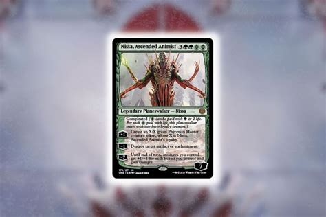 Magic The Gatherings Planeswalker Nissa Ascended Animist Brings